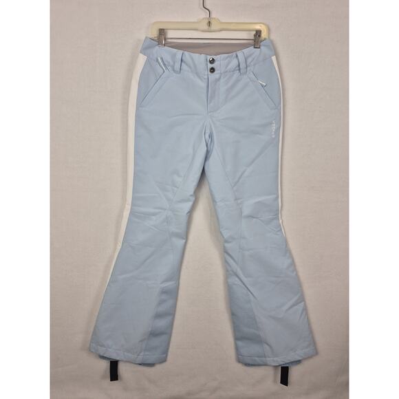 Spyder Women’s HOPE Insulated Ski Pants Size 6 Light Blue White Primaloft - Picture 1 of 13